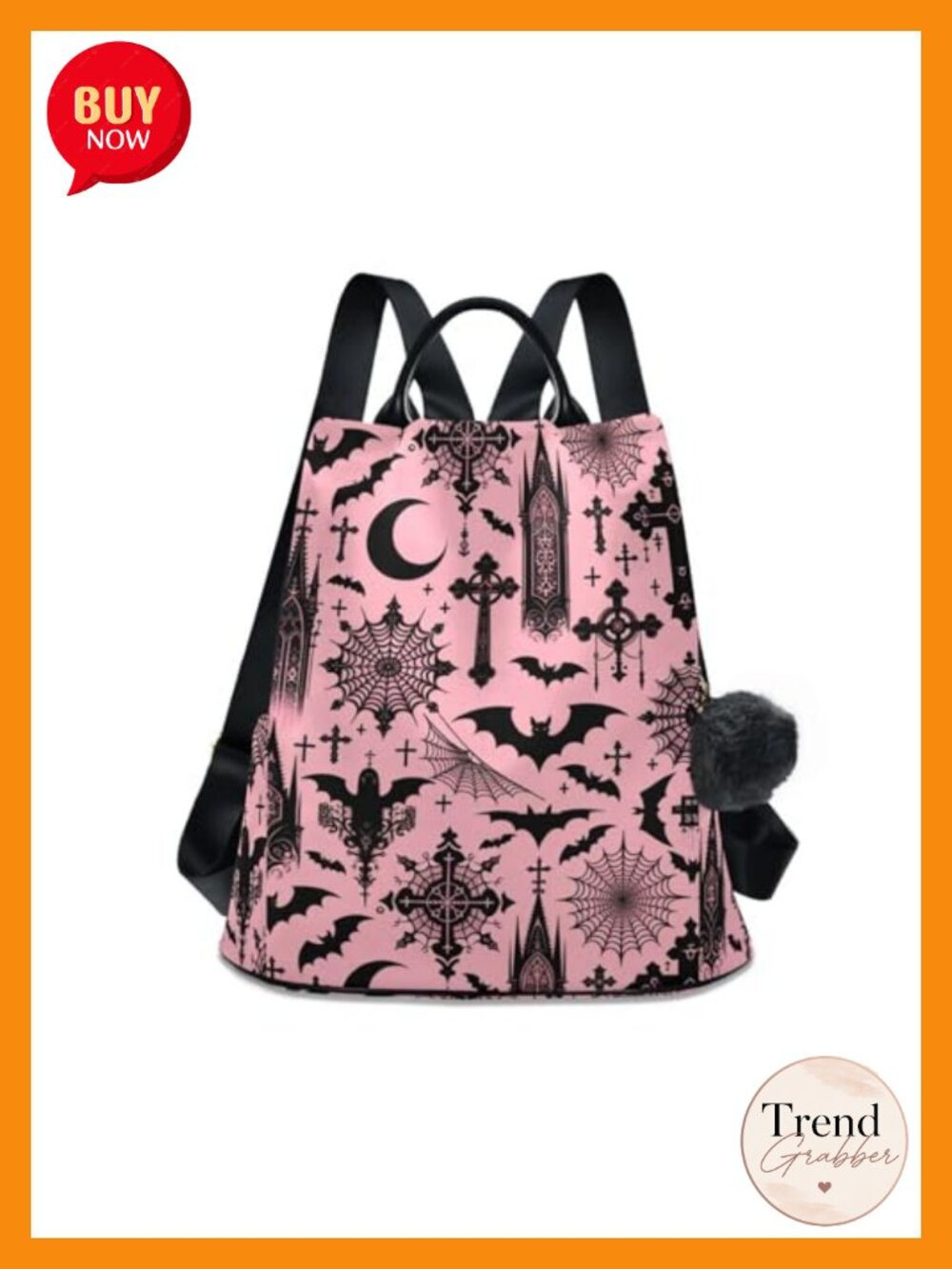 Gothic Women's Backpack Purse, Anti-Theft Travel Backpack, Lightweight,